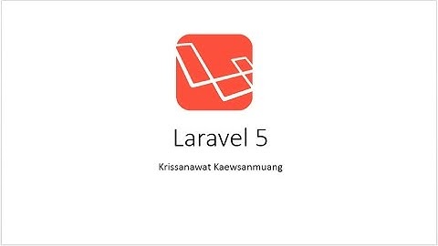 Laravel5 Basic Training Part 5