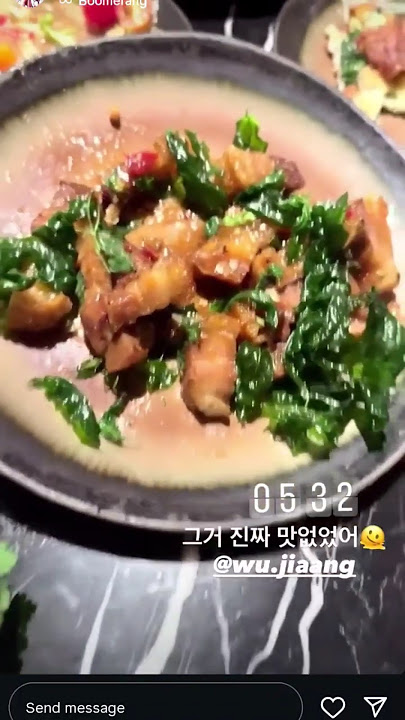 jimin's brother instagram story update About food #bts #jimin #jiminbrother