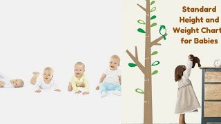 Ideal weight  & height (GIRLS) 1month to 10 yrs of age | homly learning diary | subscribe