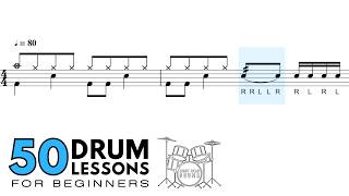 Lesson 49: Five-Stroke Rolls | 50 Drum Lessons for Beginners: Learn To Read & Play