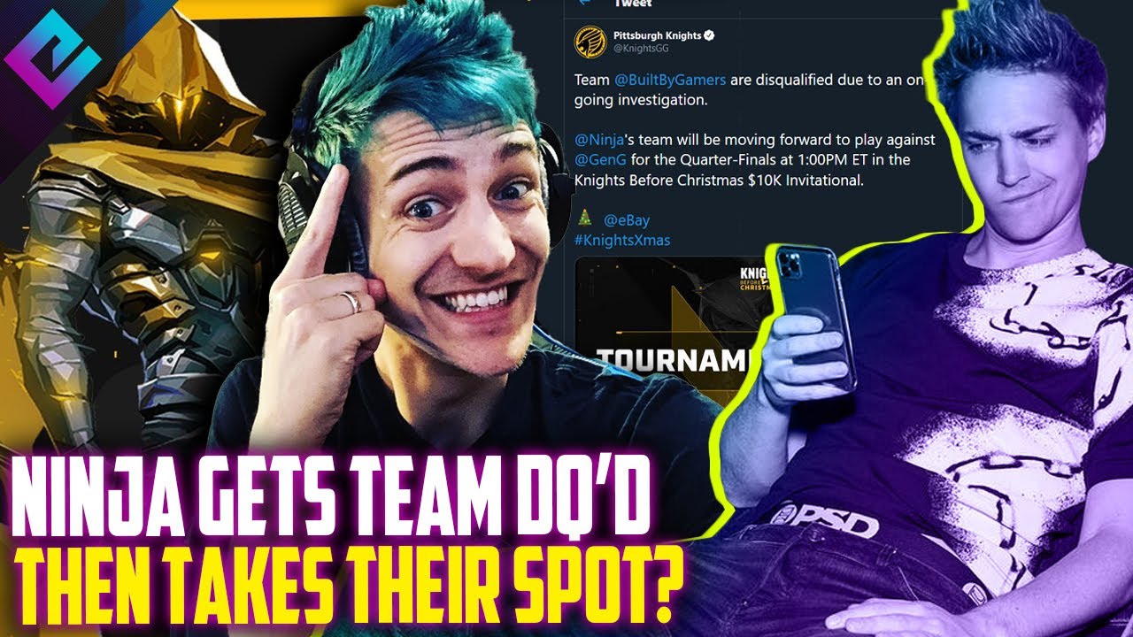 Ninja Accused of DQ'ing Valorant Team After Cheating - YouTube