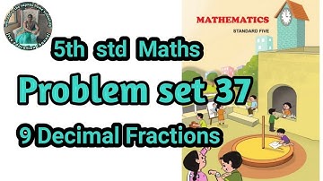 problem set 37 class 5th maths