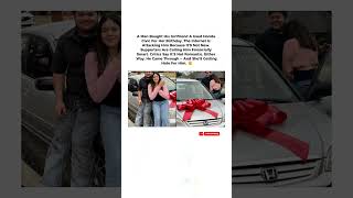 Man Buys Girlfriend Honda Civic for Birthday – Gets Hated On Because It's Not "Brand New" 😳#shorts