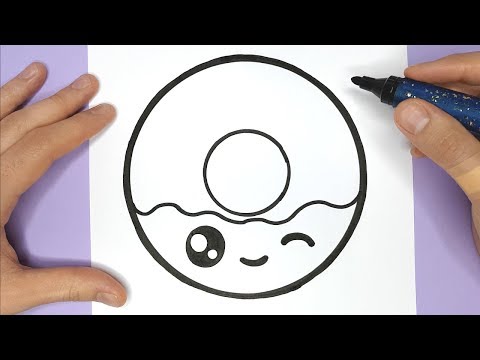 how-to-draw-a-cute-donut-easily---happy-drawings-♥