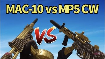 IS THE MP5 CW BETTER THAN THE MAC-10 AFTER UPDATE? (MAC-10 vs MP5 Warzone Comparison) w/ Stats