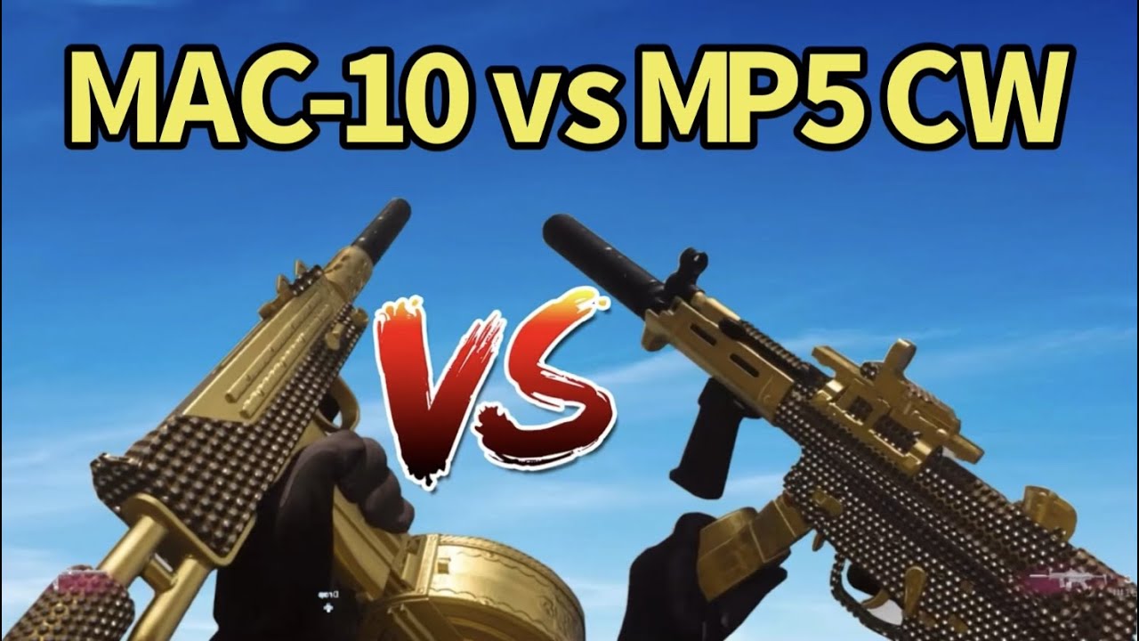 IS THE MP5 CW BETTER THAN THE MAC-10 AFTER UPDATE? (MAC-10 vs MP5 Warzone Comparison) w/ Stats