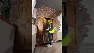 hidden door transformation  #diy