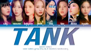NMIXX (엔믹스) 'TANK' - You As A Member [Karaoke] || 8 Members Ver. Resimi