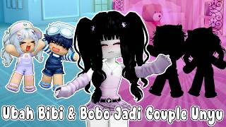 BIBI \u0026 BOBO DIUBAH MAMI MENJADI COUPLE UNGU YANG UYU UNYU || BROOKHAVEN RP🏡 ROBLOX INDONESIA