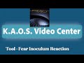 Tool Fear Inoculum Reaction Video with Ian McGowan