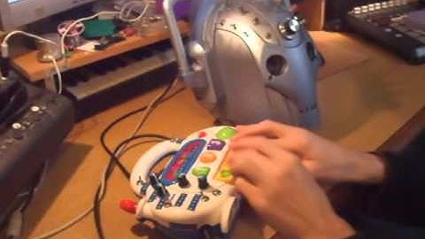 Circuit Bent Cyberman Voice Changer Helmet with Groovy Tunes