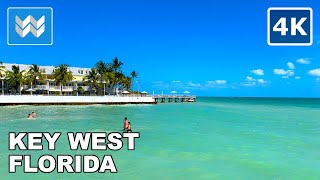 [4K] Key West, Florida USA  Duval Street Walking Tour Vlog & Vacation Travel Guide  Binaural