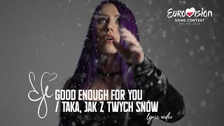 Efi – Good Enough for You / Taka, jak z Twych Snów (LYRIC VIDEO) Eurovision 2024 🇵🇱