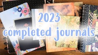 All the journals I did complete in 2023