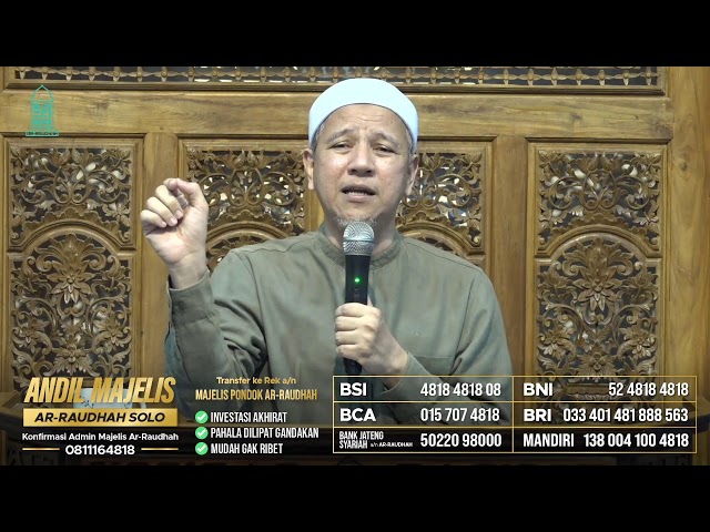 SENI MENATA MASALAH - KAJIAN RABU SORE MAJLIS AR RAUDHAH class=