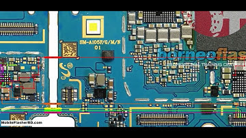Samsung Galaxy A10 SM-A105  Display LCD Light Problem Repair Jumper Ways #gsm_free_equipment