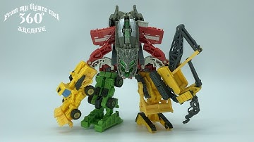 Devastator  Constructicon Transformers ROTF Legends Class Stopmotion