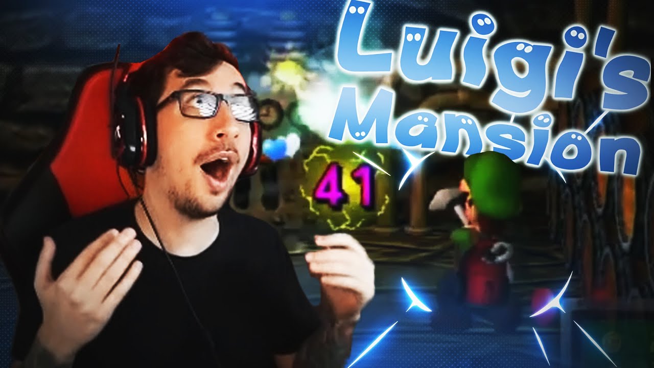 FiFi Reacts to Old Luigi's Mansion 100% WORLD RECORD! (1:08:04)