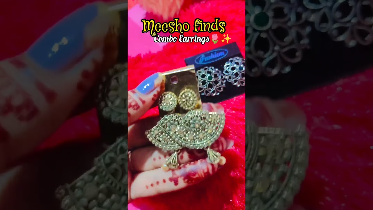 Messho Finds combo earrings✨🎀