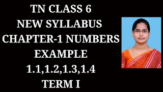 6th Maths T-1 Ch-1 Numbers | Example 1.1 to 1.4 | Samacheer One plus One channel