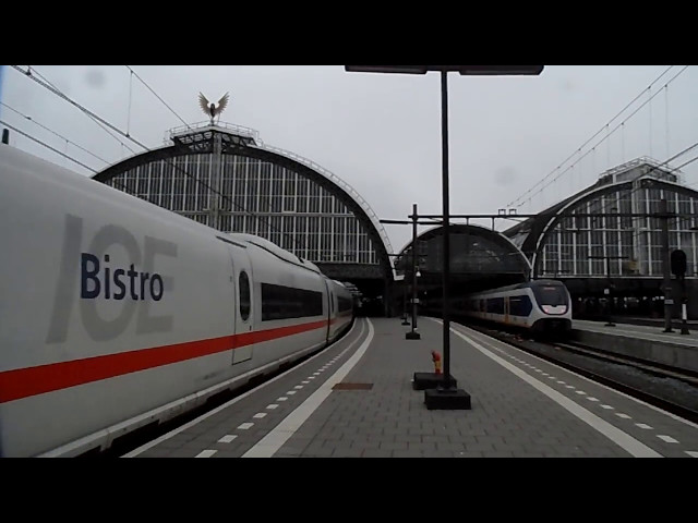 Twee ICE-treinstellen vertrekken uit Amsterdam Centraal class=
