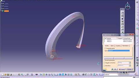 Catia V5 Tutorials Part Design Multi Section Solid=Lean4Tech