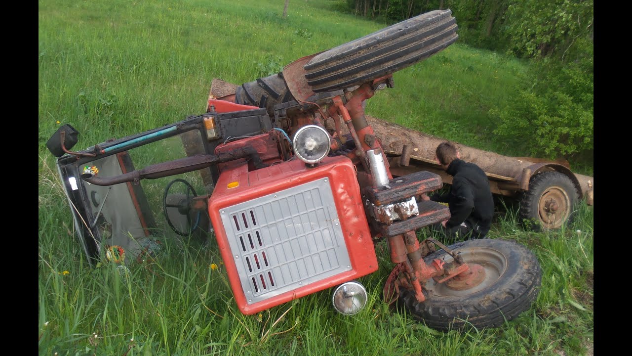 Tractor crash / Tractor fail / Belarus helps YouTube