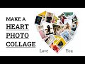 How to Make a Heart Photo Pile Collage