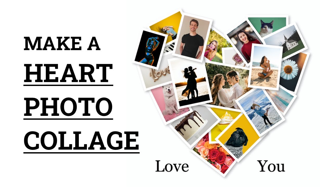 commentaar regeling bedelaar 9 Heart Photo Collages and How to Make Them!