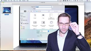 Изменение формата изображения (фото) на Apple Mac