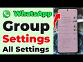 WhatsApp group settings kaise kare ! Group setting on whatsApp