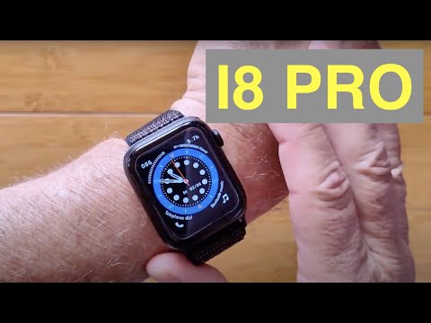 FINOW I8 PRO (iwo13) Apple Watch Shaped Bluetooth Calling GPS Temp Smartwatch: Unboxing & 1st Look