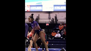Illini Womens Gymnastics Ruthu Nataraj Floor P Vs. Ohio State