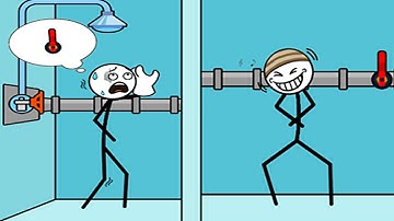 Thief Puzzle *New Update* Levels 141 -180 Gameplay Walkthrough - Funny Stickman Brain Puzzle Game HD