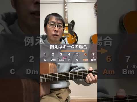 もはやデフォルト的進行　セカンダリードミナント #shorts   #guitar  #dominant