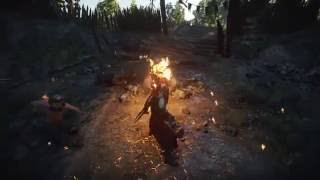 The Witcher 3 Combat Gameplay (Standard PS4)