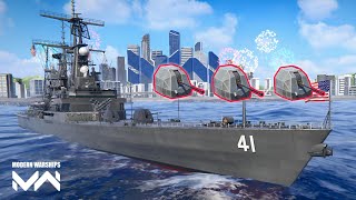 Strong cannon you need to equipped to USS ARKANSAS. alpha test : Modern Warships