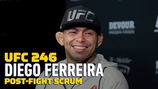 Despite being a favorite going into his meeting with anthony pettis,
diego ferreira felt like an underdog against the former champion.
brazilian also fel...