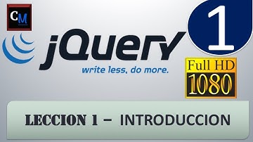 Tutorial de Jquery en Español 1 - Introducción