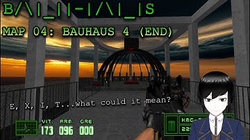 Doom 2 | Bauhaus + Kriegsland 2, map 04: Bauhaus 4 (END) | Strangely liminal places...