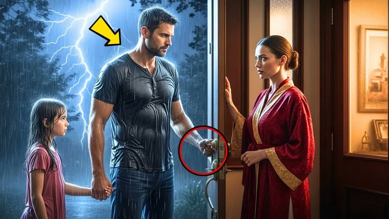 MILIONARIA ACCOGLIE PADRE SINGLE E FIGLIA NELLA TEMPESTA — NON CREDERAI COSA SUCCEDE!