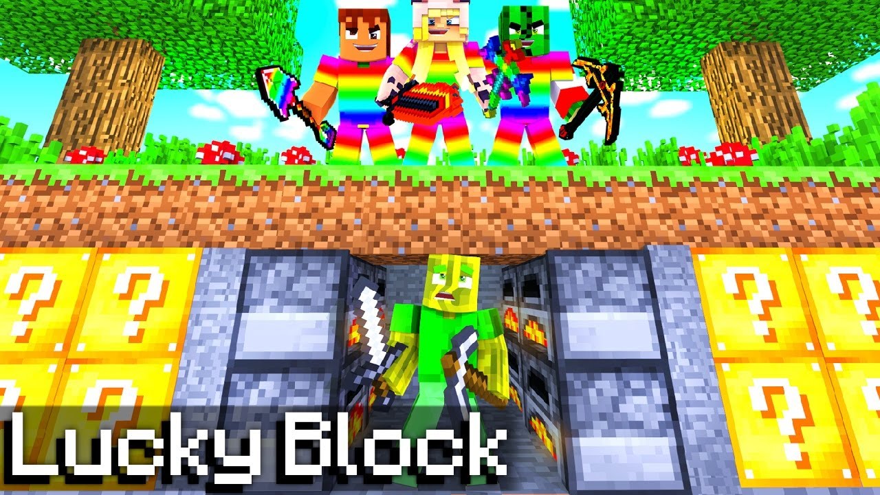 Minecraft SPEEDRUNNER vs. LUCKY BLOCK