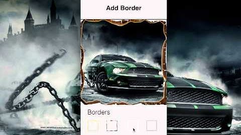ADD Stylised Borders To UIImage Dynamically in iOS