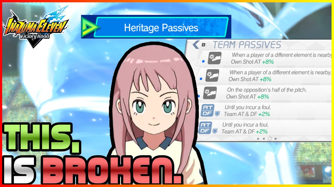 Наследие пассивных навыков *слишком мощное*, и вот *как им пользоваться!* в Inazuma Eleven Victor...