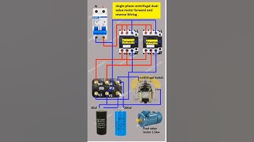 Single Phase Motor Reverse Forward Connection | Reverse Forward Motor Connection| electrical genius|
