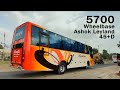 Rajdhani luxury tourist seater bus  wb 5700  2x2 45d  rex coaches rpcil