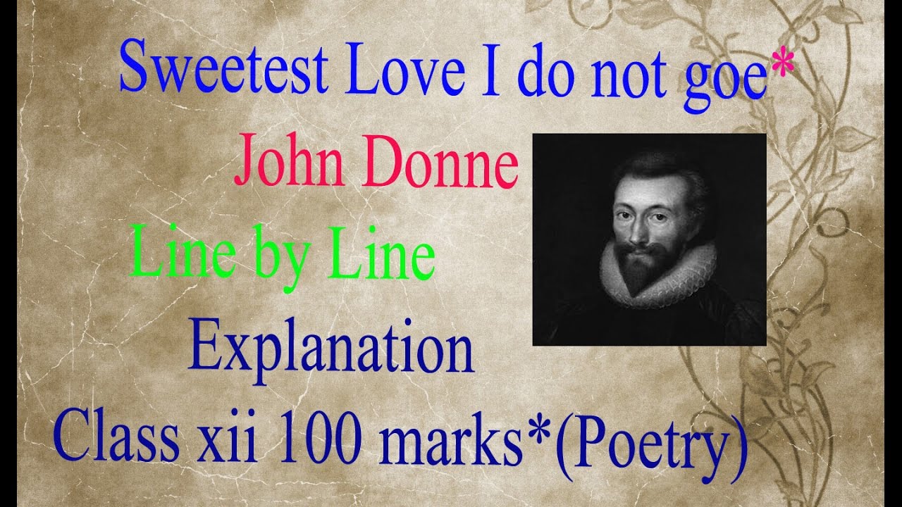 Sweetest Love I Do Not Go Explanation In Hindi YouTube