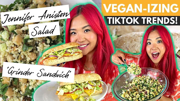 I Tried Viral TIKTOK Recipes & Made Them VEGAN! (G...