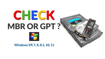 MBR or GPT ? | How to Check Disk Partition Style on ( Windows XP, 7, 8, 8.1, 10, 11 )