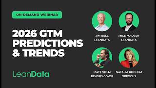 What GTM Leaders Must Do Differently in 2026 | RevOps Panel